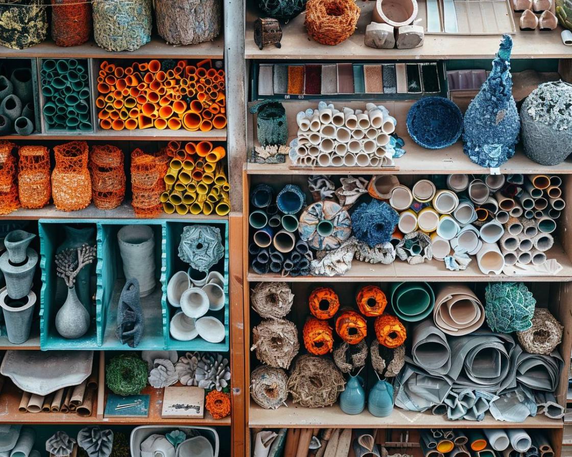 Créer des objets décoratifs avec des matériaux recyclés