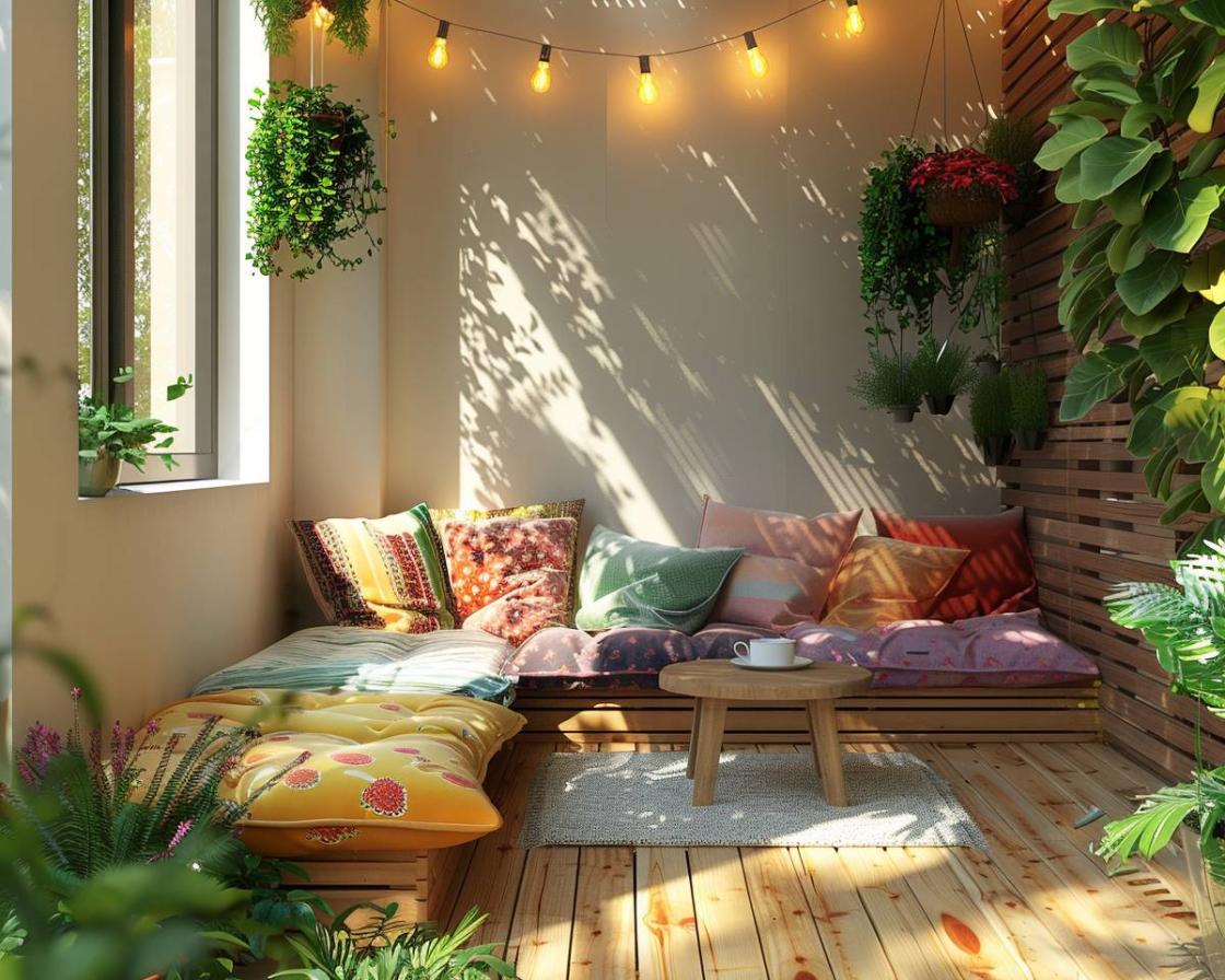 Décoration d’un balcon ou d’une terrasse